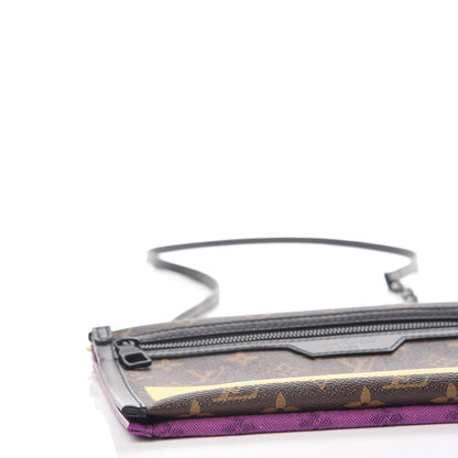 Louis Vuitton Monogram Double Flat Messenger Marron 11 of 13