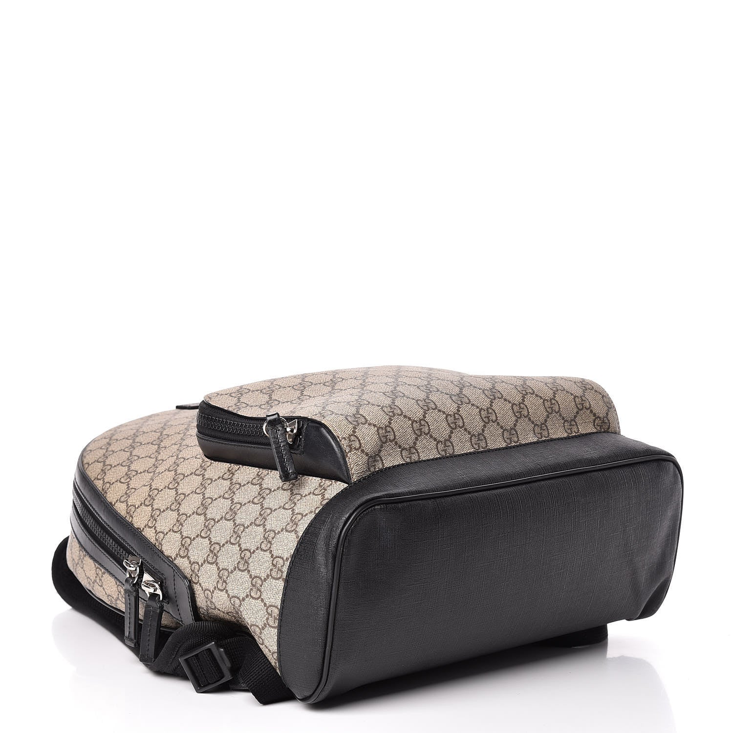 Gucci GG Supreme Monogram Medium Backpack Black 4 of 12