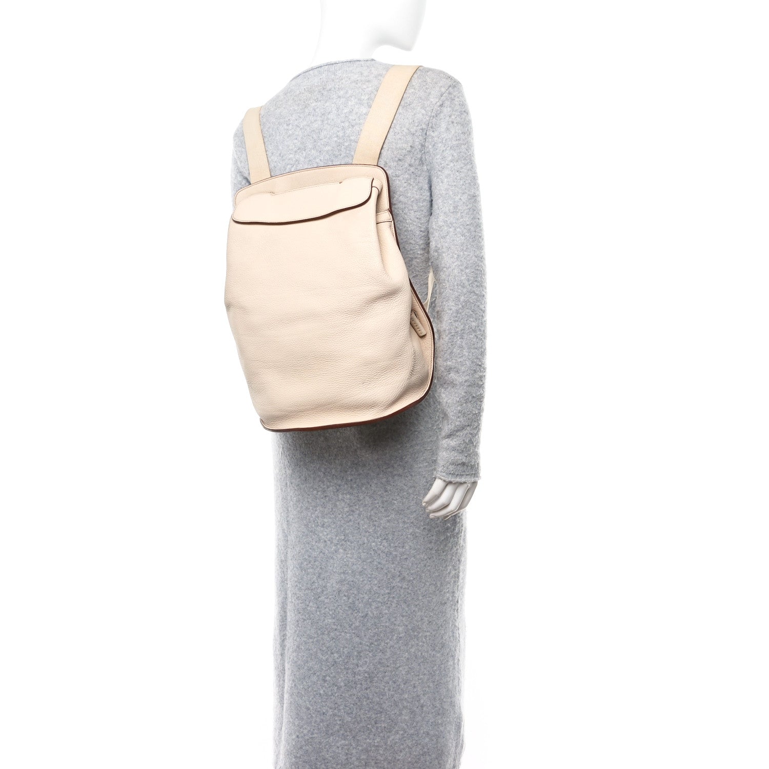 Hermes Taurillon Clemence Sherpa Backpack 2 of 14