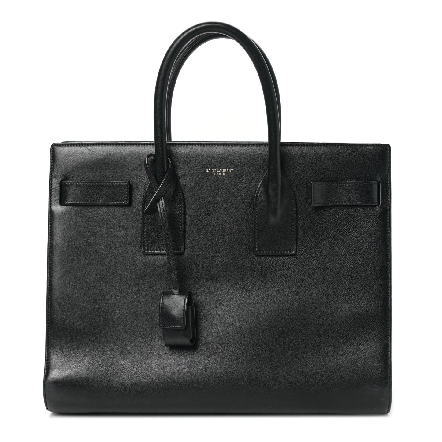 Calfskin Small Sac De Jour Black