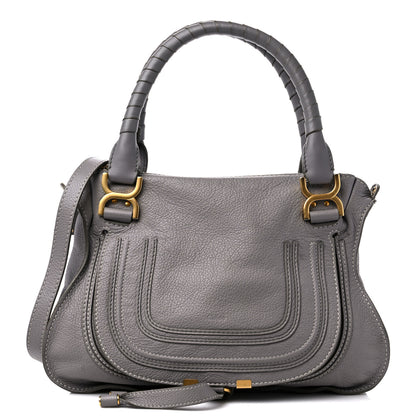 Chloe Calfskin Medium Marcie Satchel Cashmere Grey 1 of 15