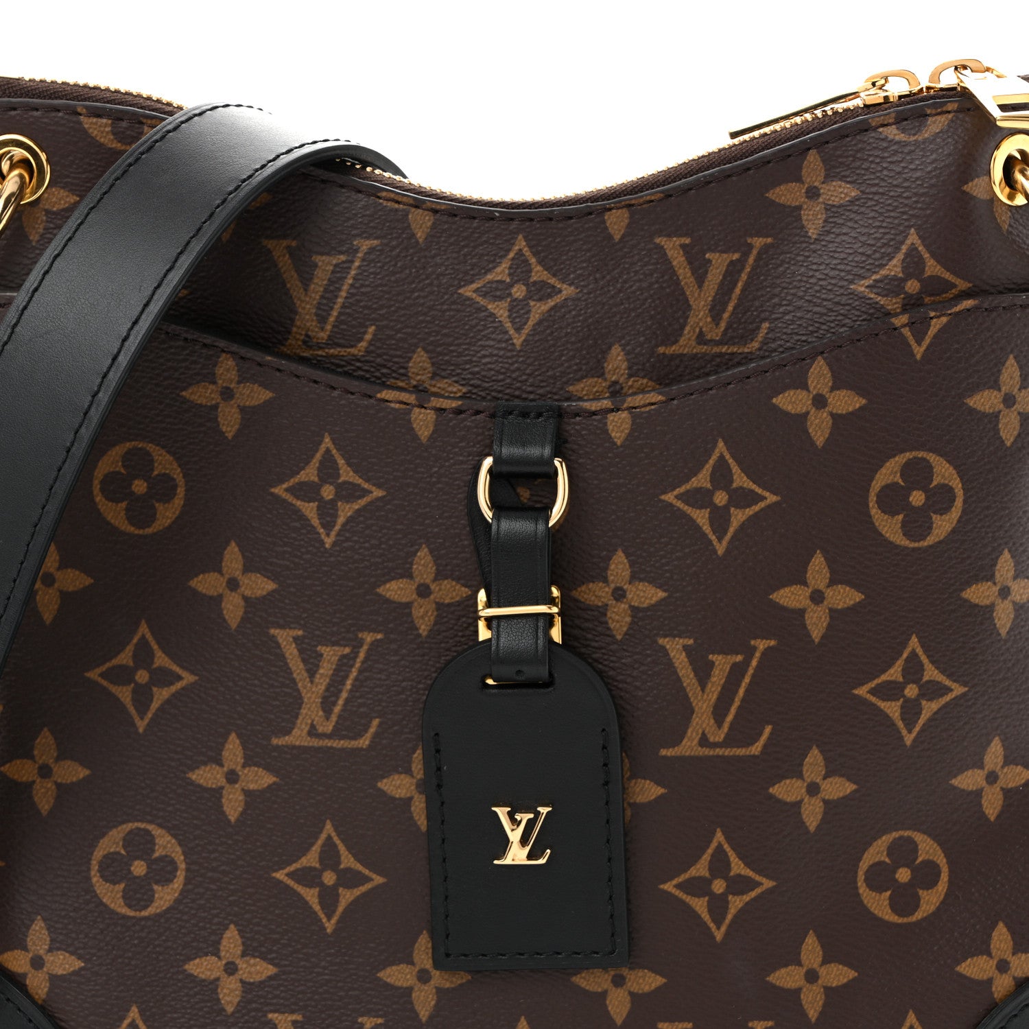 Louis Vuitton Monogram Odeon PM Black 7 of 9