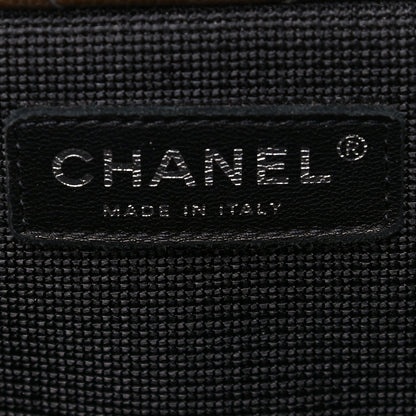 Chanel Calfskin Chevron Quilted XXL Travel Flap Bag Khaki 5 of 14