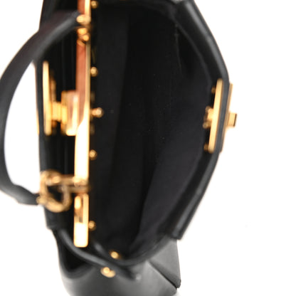 Fendi Nappa Micro Peekaboo Iconic Satchel Black 6 of 12