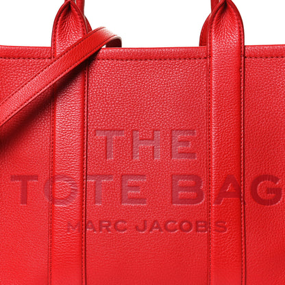 Marc Jacobs Grained Calfskin Medium The Tote Bag True Red 10 of 12