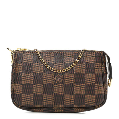 Louis Vuitton Damier Ebene Mini Pochette Accessories 1 of 7