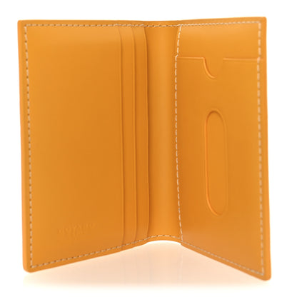 Goyard Goyardine Saint Marc Folding Card Case Yellow 5 of 7