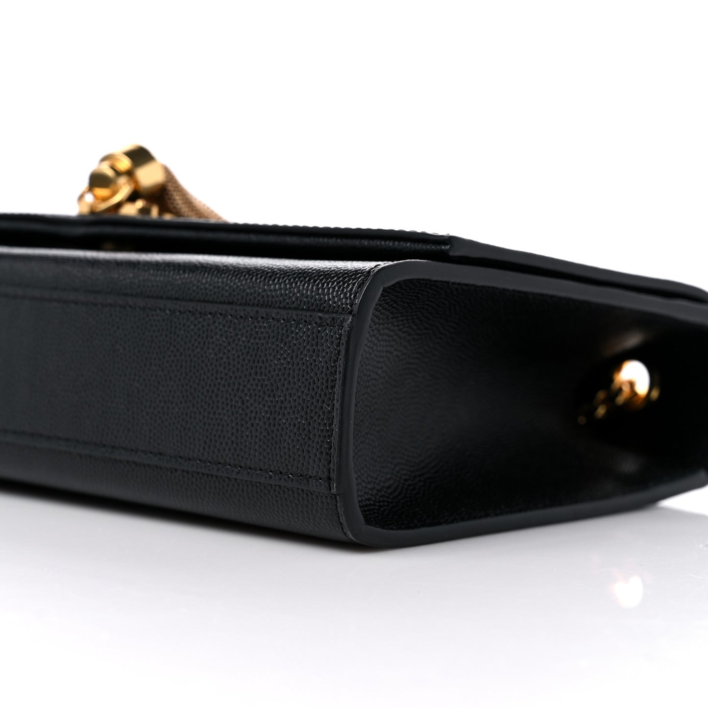 Grain De Poudre Medium Classic Monogram Kate Tassel Satchel Black