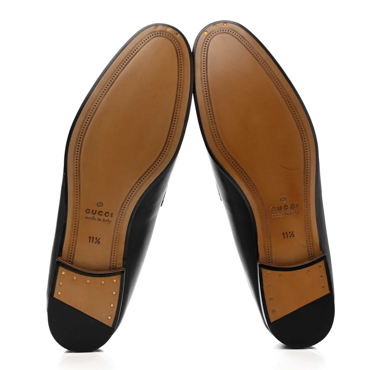 Lambskin Mens Brixton Horsebit Loafers 11.5 Black