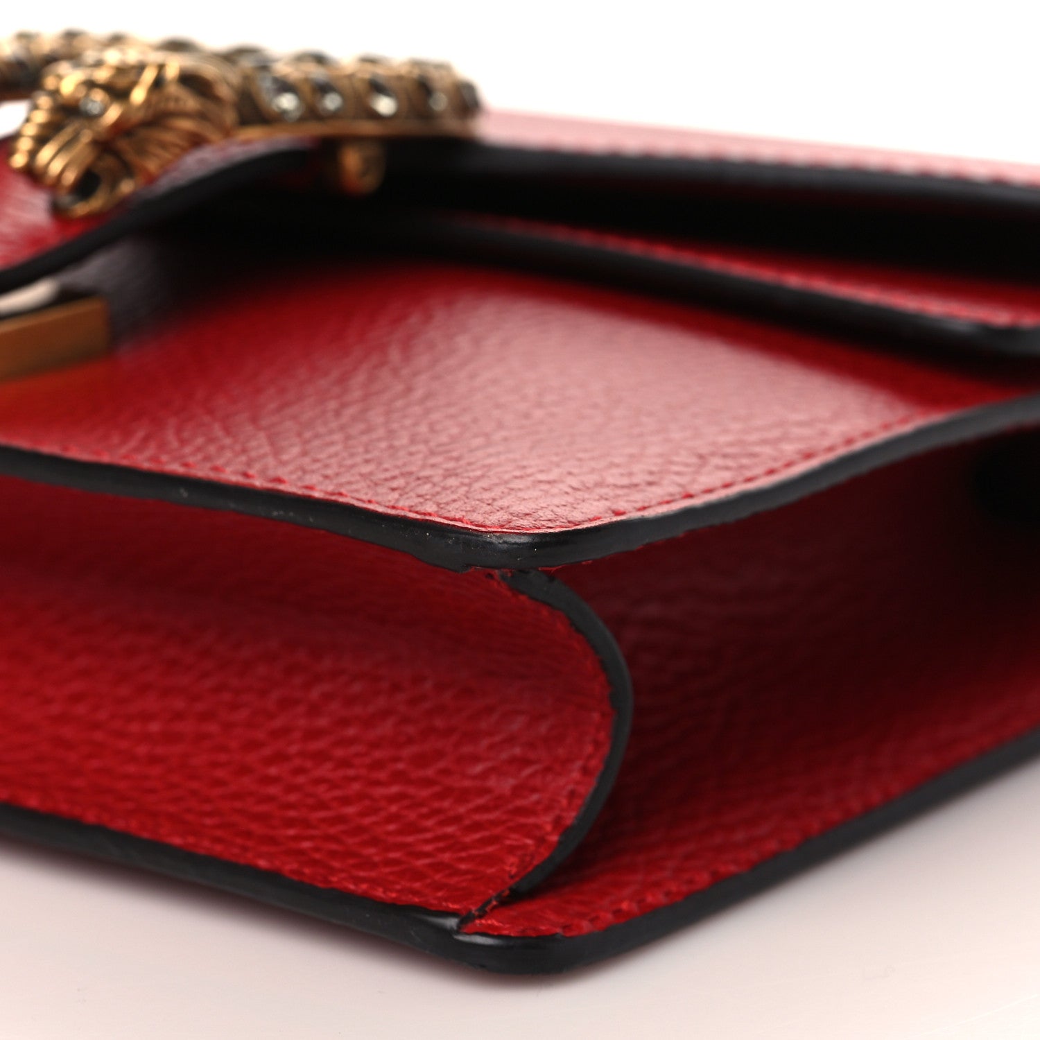 Gucci Calfskin Mini Dionysus Shoulder Bag Hibiscus Red 9 of 9
