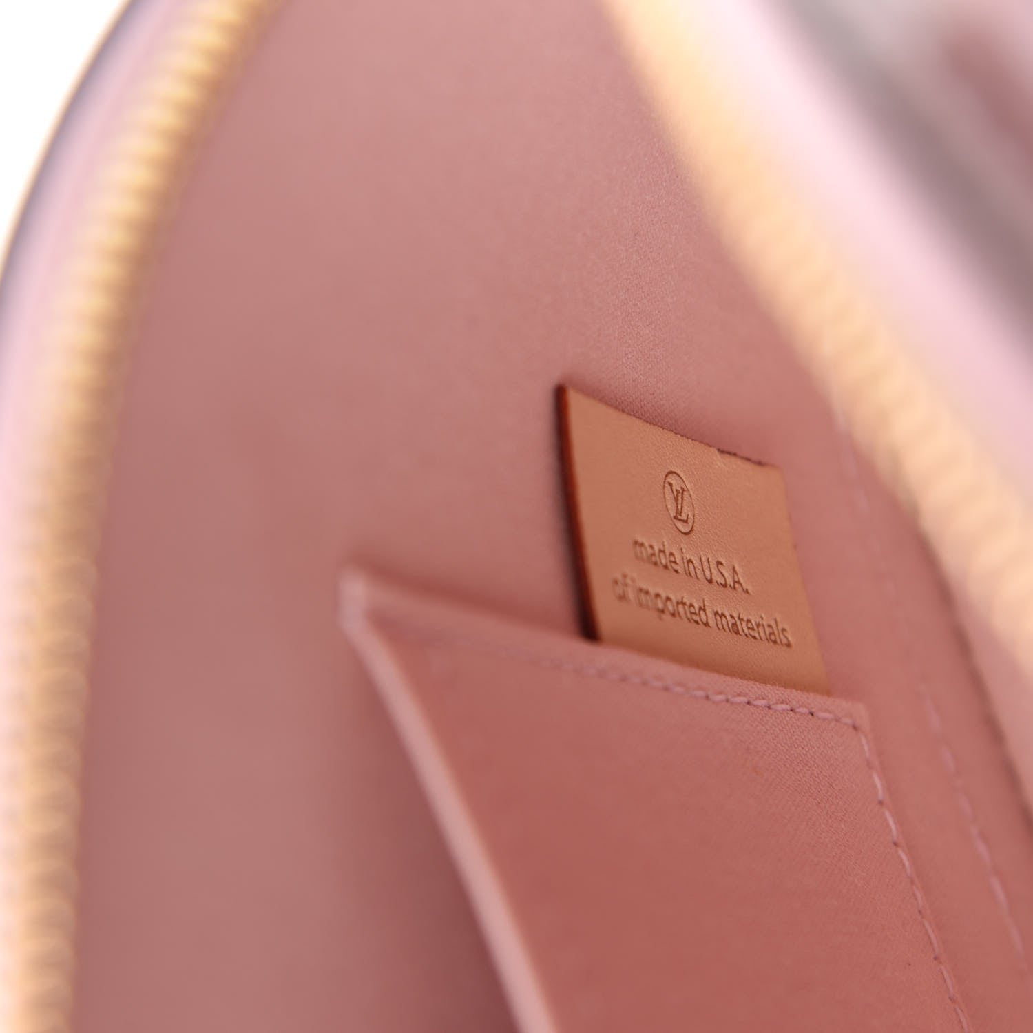 Louis Vuitton Vernis Alma BB Rose Ballerine 9 of 11