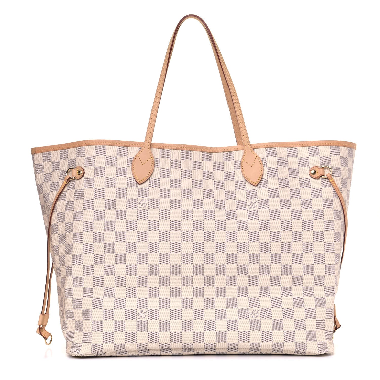 Louis Vuitton Damier Azur Neo Neverfull GM Rose Ballerine 1 of 5