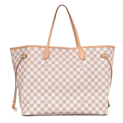 Louis Vuitton Damier Azur Neo Neverfull GM Rose Ballerine 1 of 5
