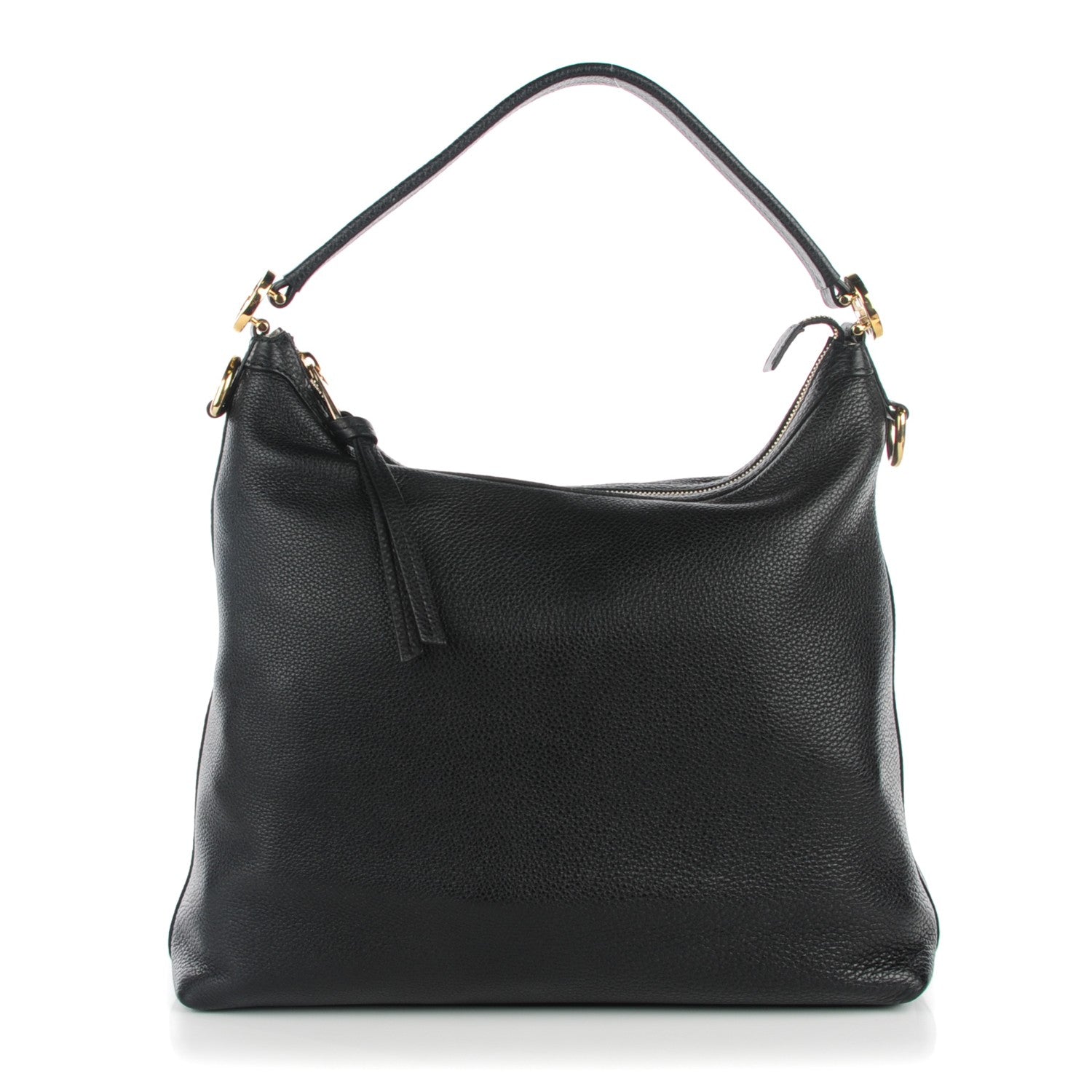 Gucci Pebbled Calfskin Small Miss GG Hobo Black 1 of 7
