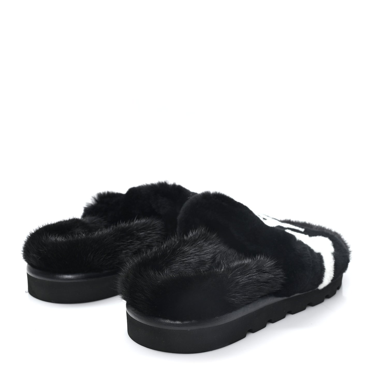 Mink Pool Pillow Comfort Mule 39 Black