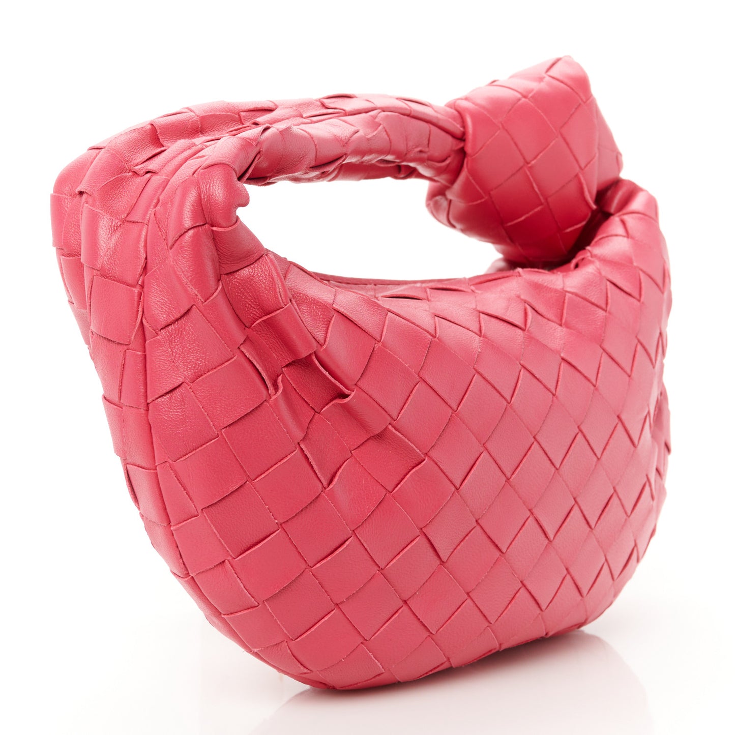 Nappa Intrecciato Mini Jodie Cranberry