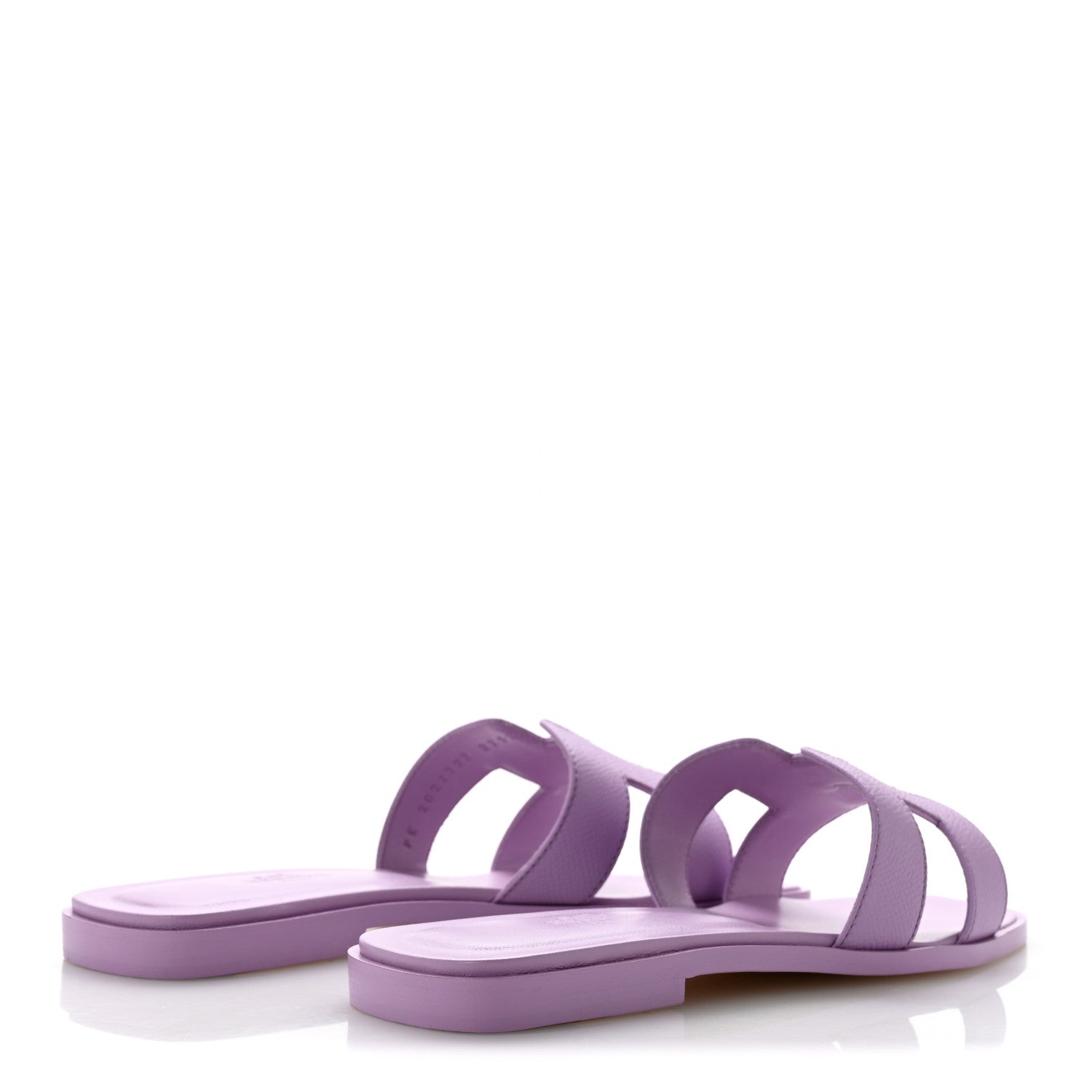 Hermes Epsom Oran Sandals 37 Violet Amethyste 5 of 10