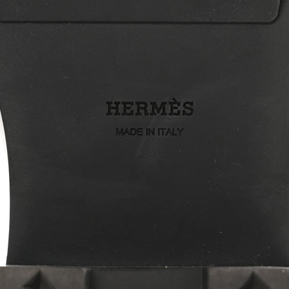 Hermes Glossed Calfskin First Oxford 39 Black 6 of 9
