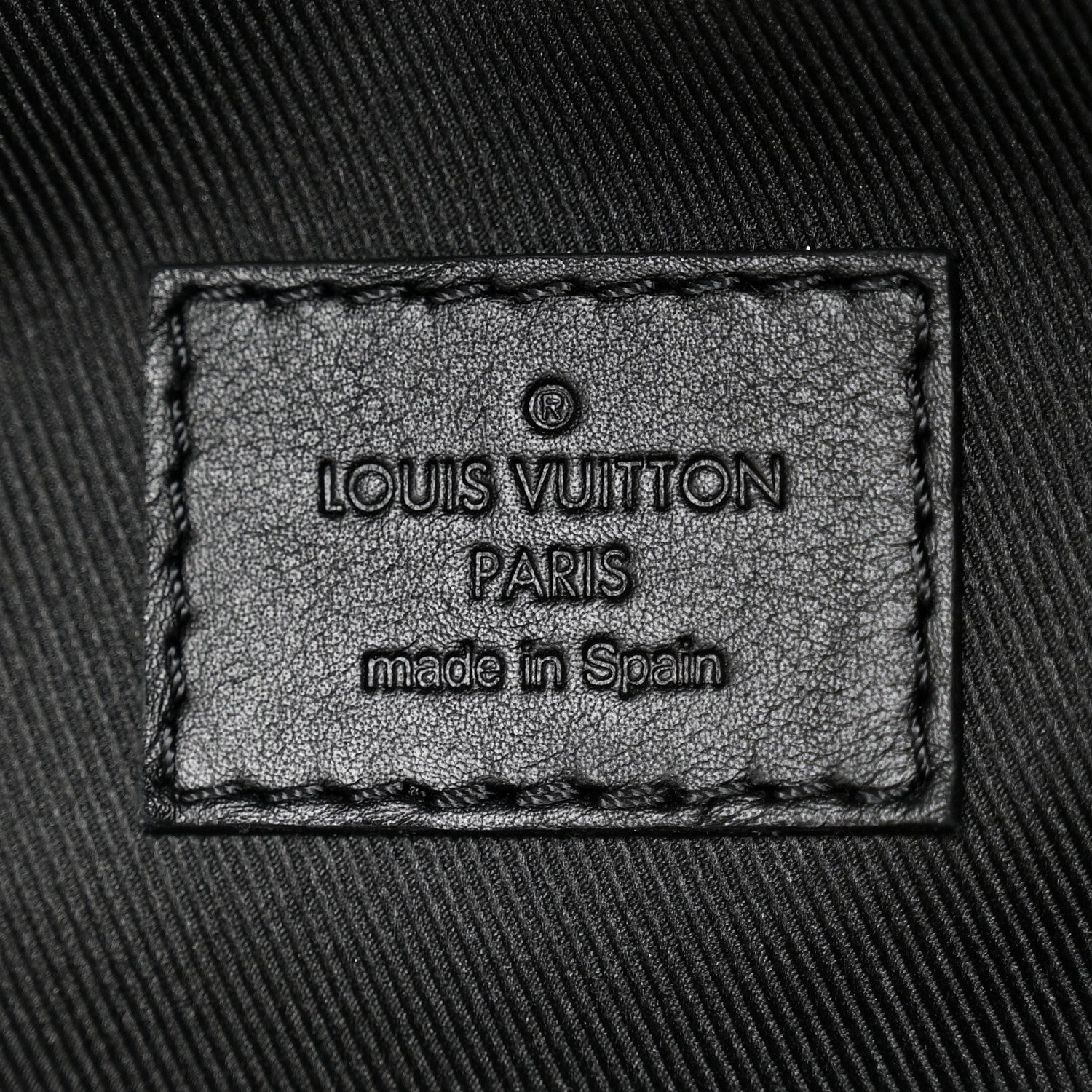Louis Vuitton Calfskin Monogram Shadow Racer Backpack Black 6 of 9