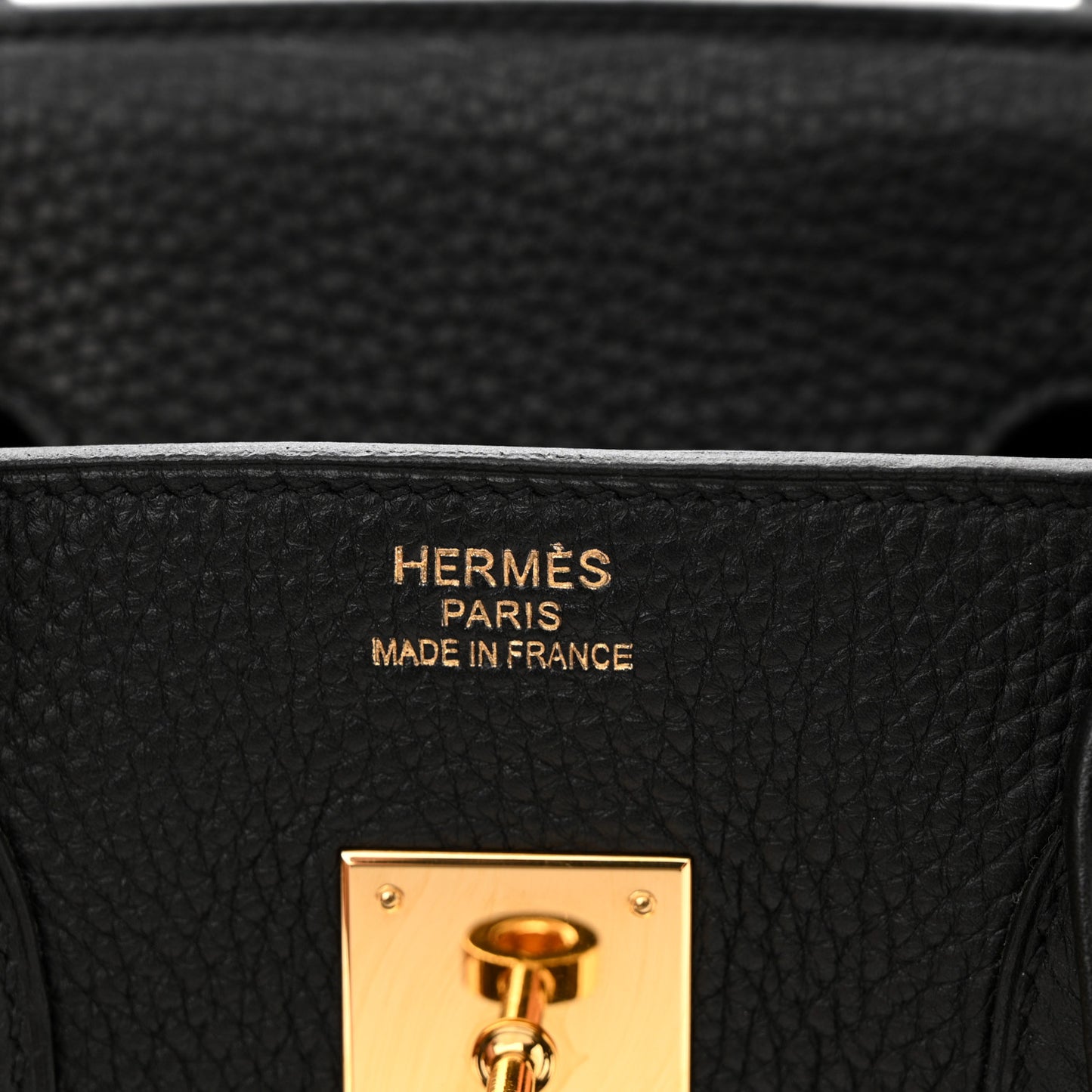 Togo Birkin 35 Black