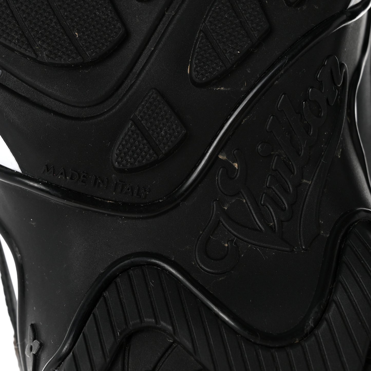 Mesh Monogram LV Olympia Sneakers 37 Black