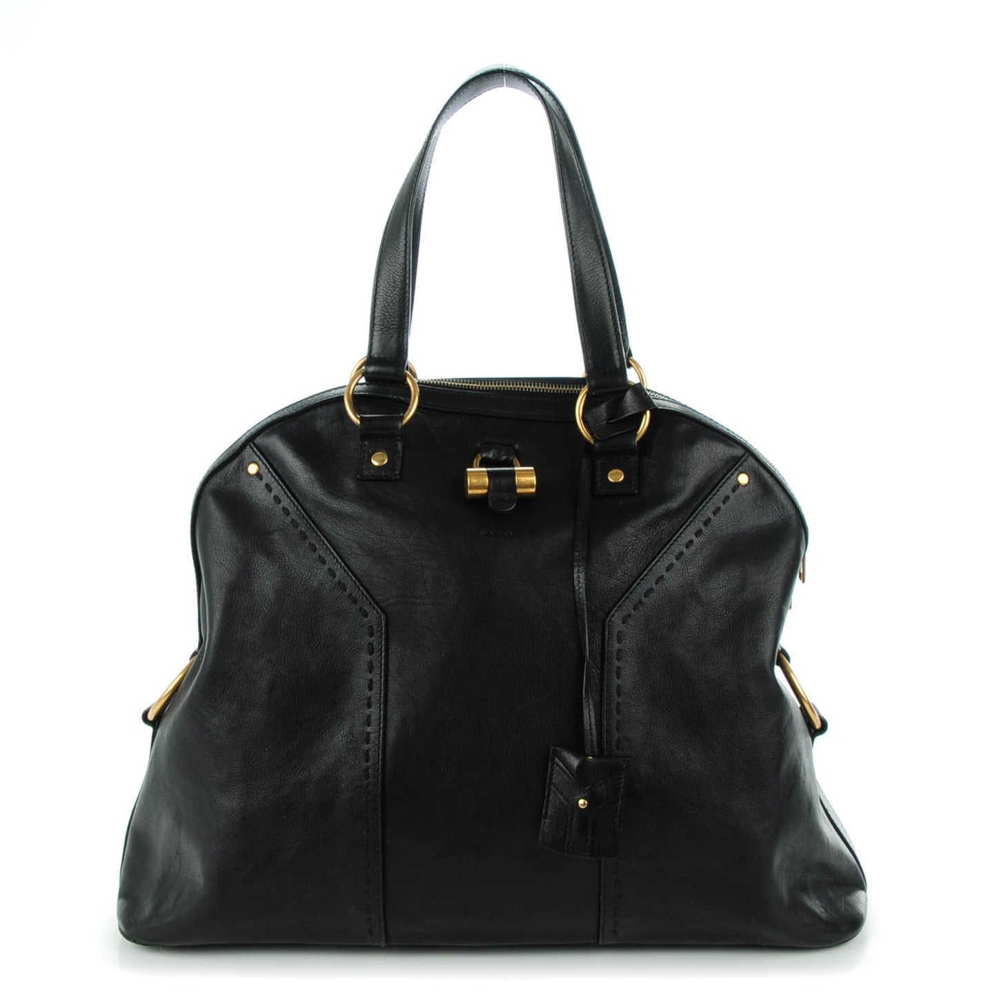 Calfskin Oversized Muse Black
