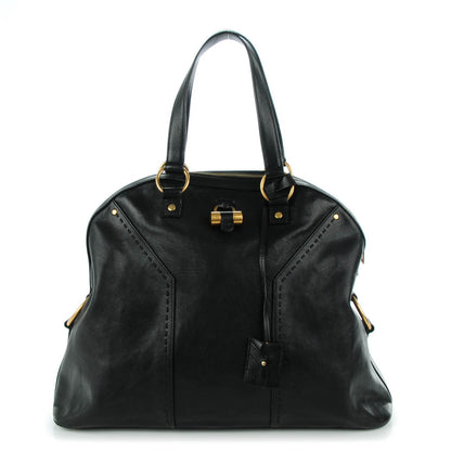 Saint Laurent Calfskin Oversized Muse Black 1 of 7