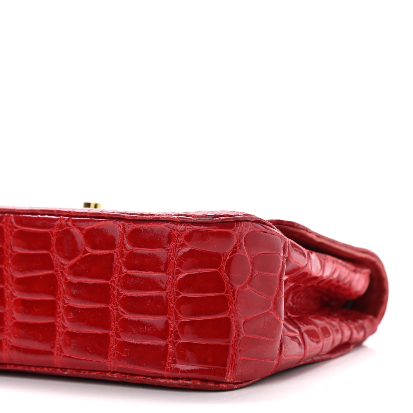 Alligator Mini Rectangular Flap Red
