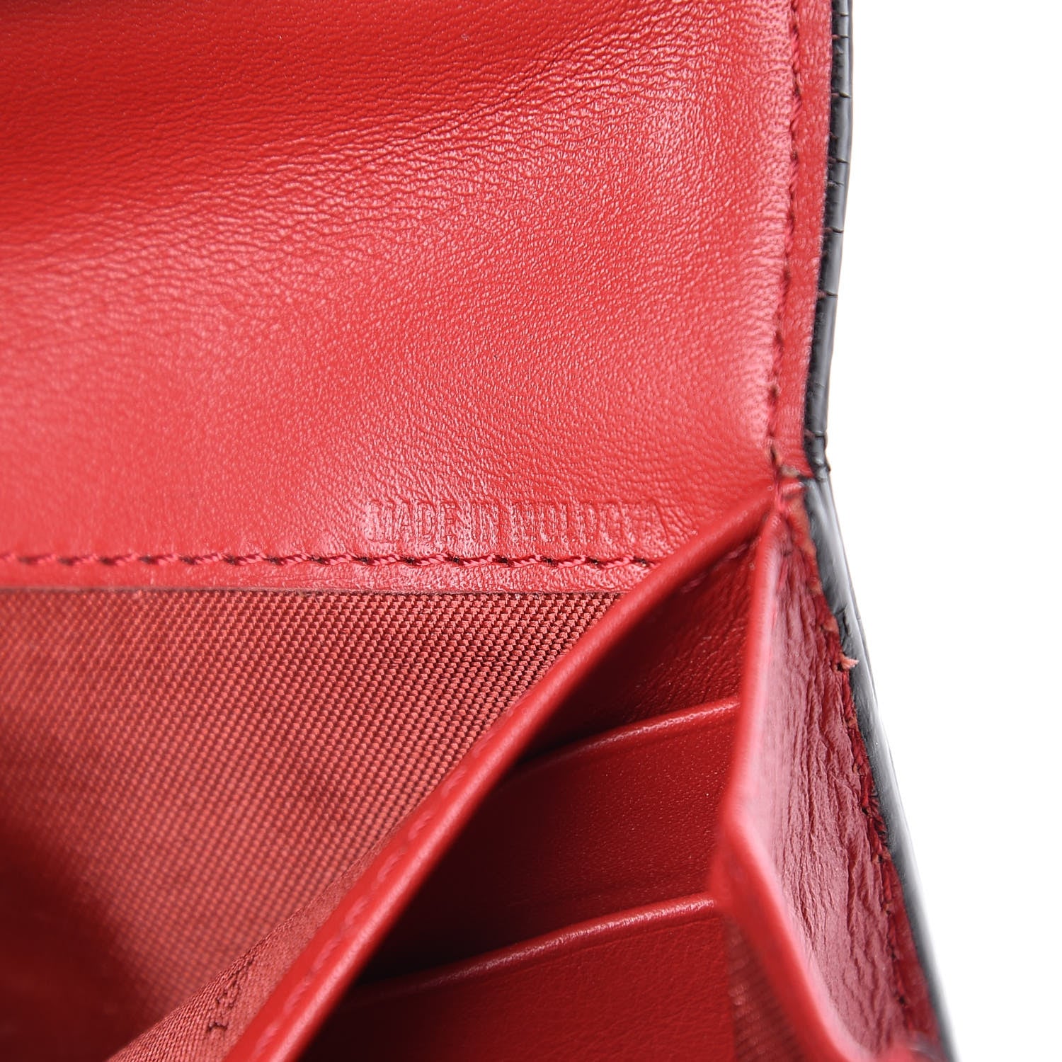 Burberry Signature Grain Calfskin Check Embossed Porter Continental Wallet Black 7 of 13