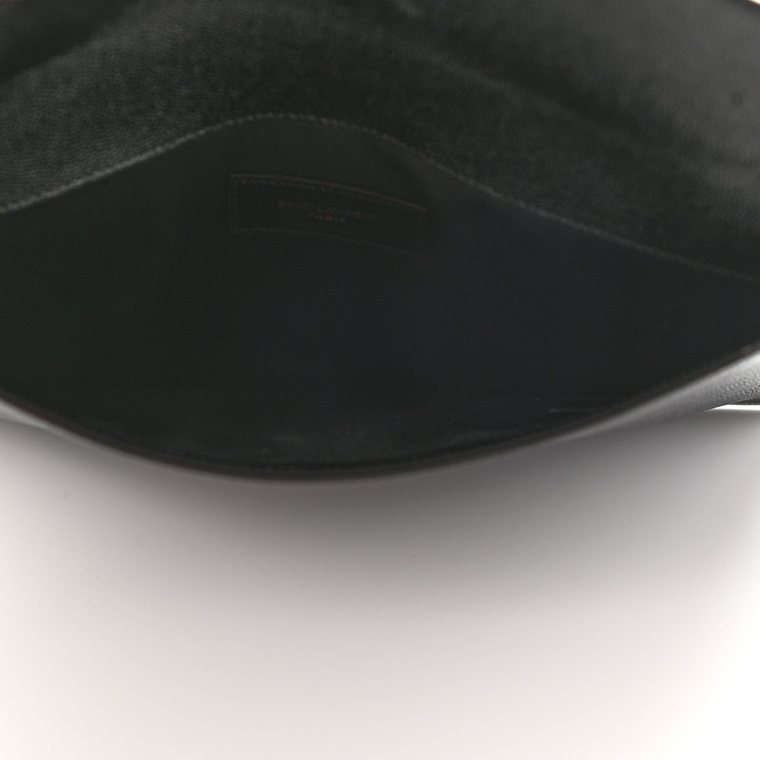 Saint Laurent Grain De Poudre Uptown Pouch Black 5 of 8