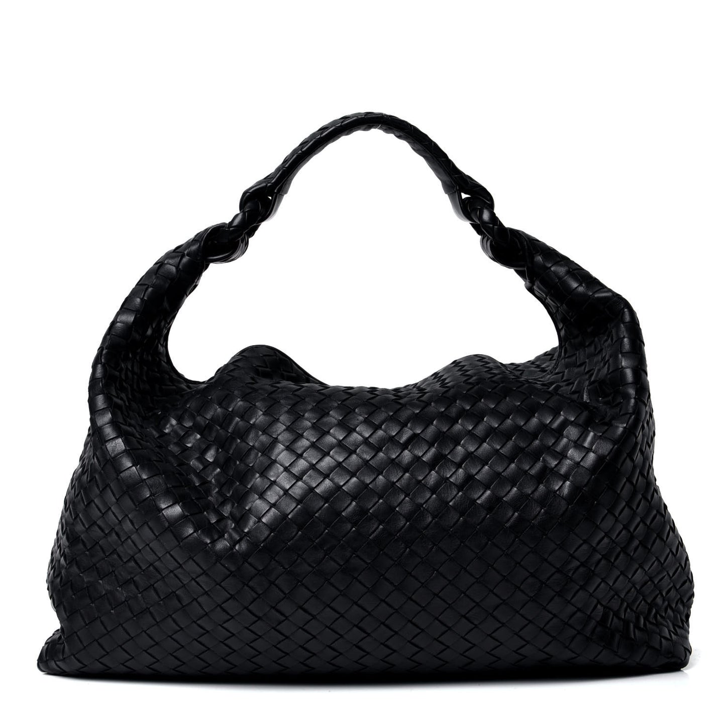 Nappa Intrecciato Sloane Hobo Black