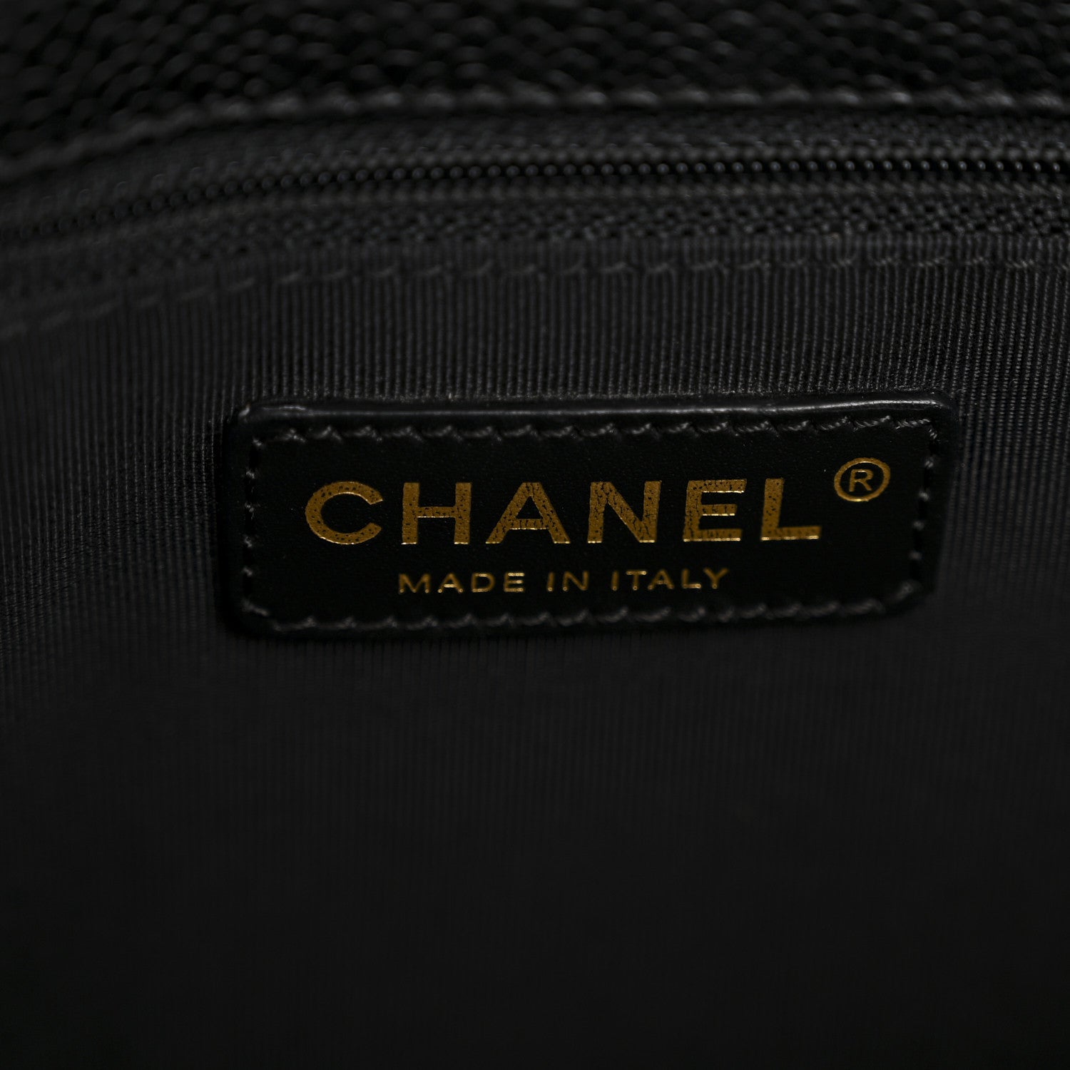 Chanel Caviar Quilted Grand Shopping Tote GST Black 6 of 14