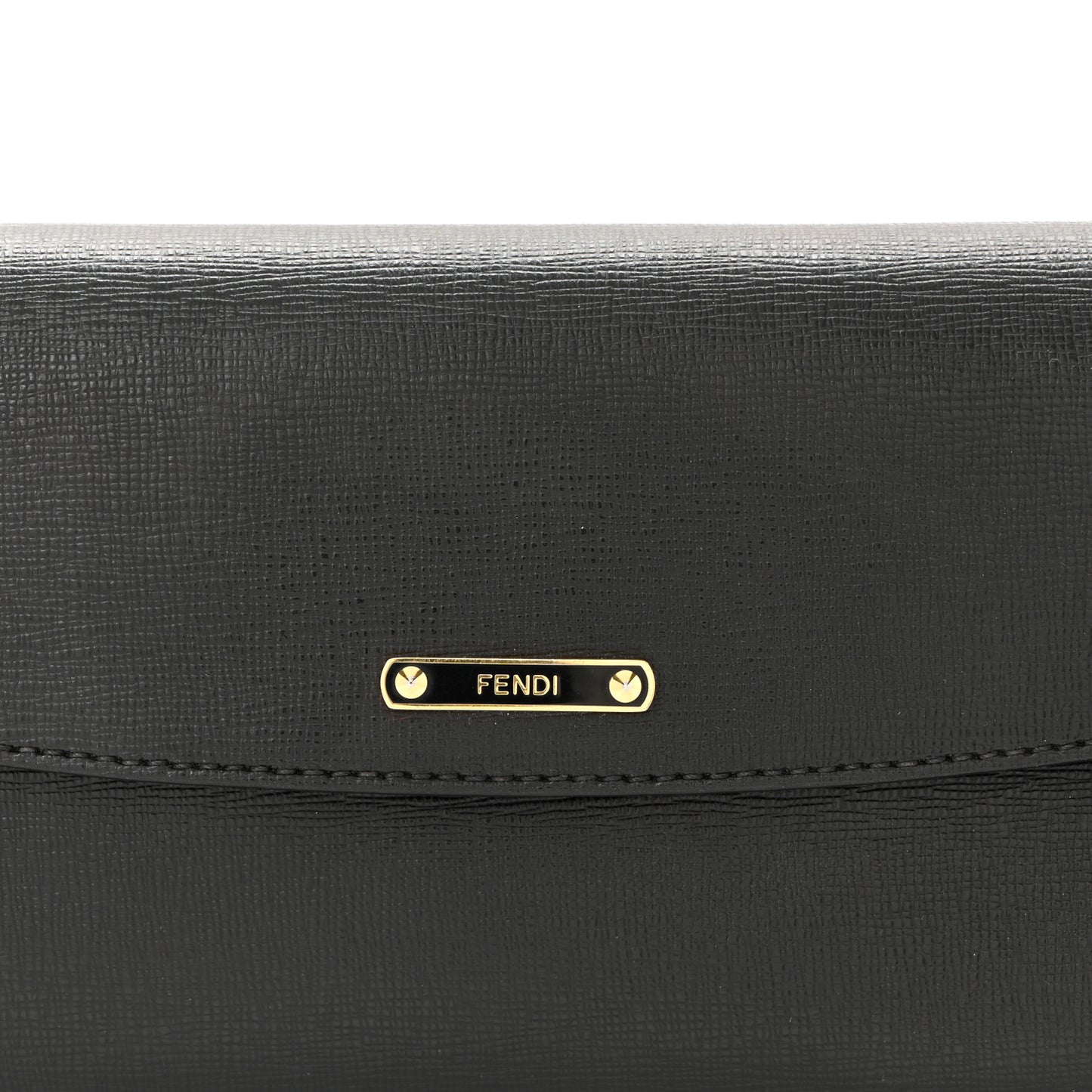 Vitello Elite Flap Crossbody Bag Black