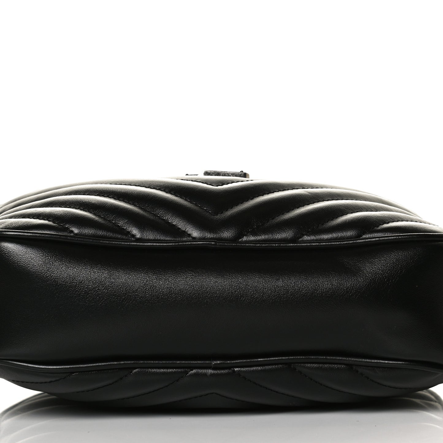 Calfskin Matelasse Monogram Lou Camera Bag Black