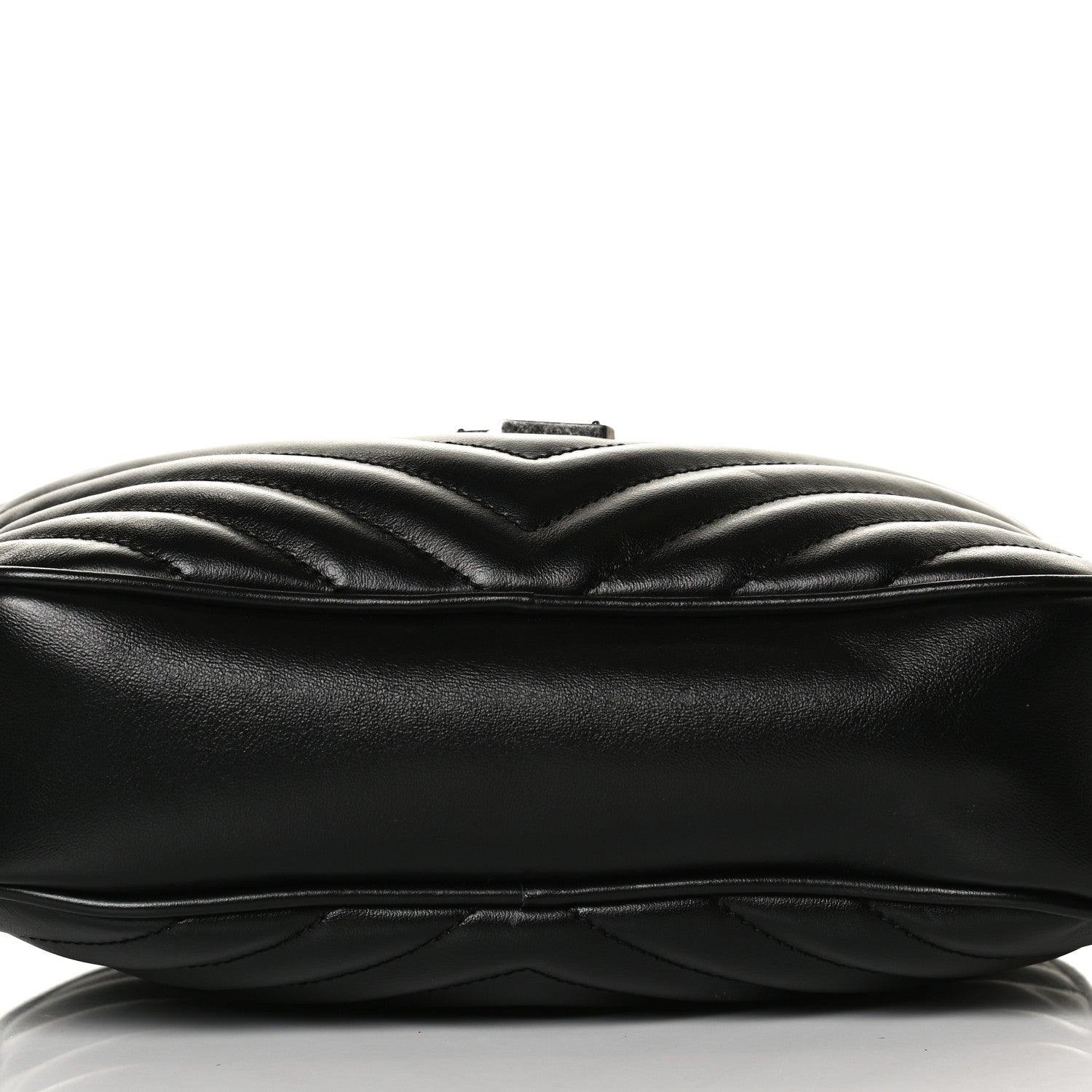 Saint Laurent Calfskin Matelasse Monogram Lou Camera Bag Black 11 of 13