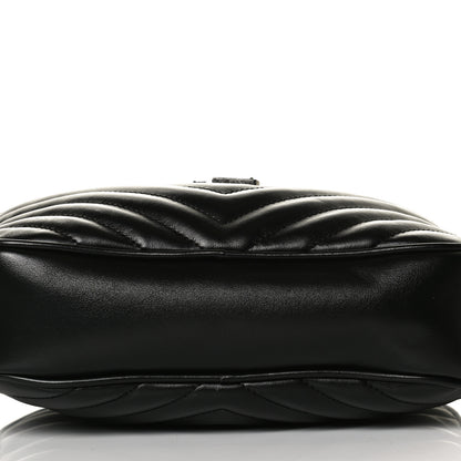 Saint Laurent Calfskin Matelasse Monogram Lou Camera Bag Black 11 of 13