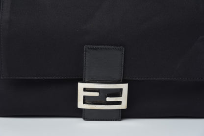 Fendi Neoprene Mama Baguette Black 8 of 10