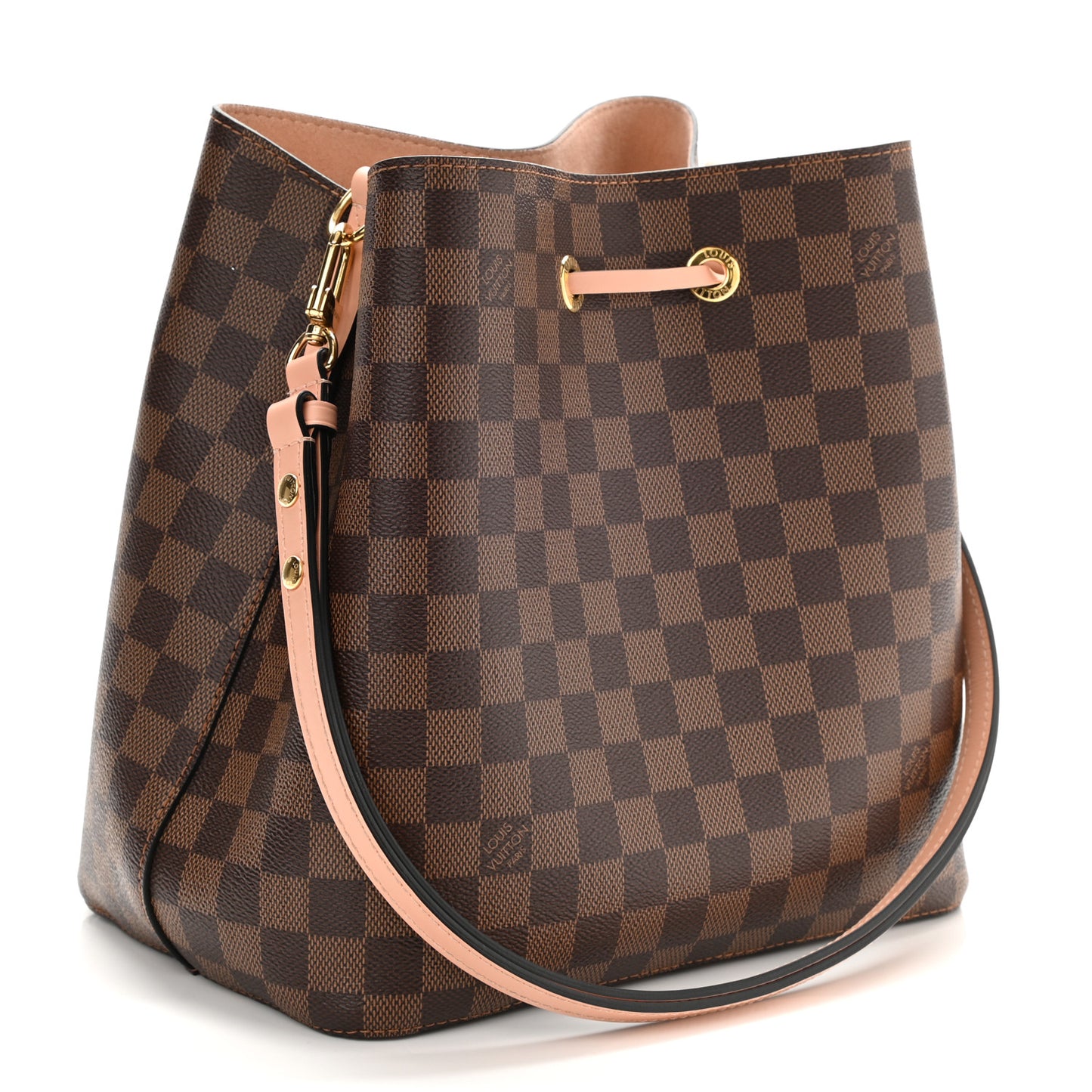 Damier Ebene Neonoe MM Venus Pink