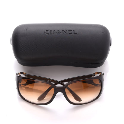 Chanel CC Sunglasses 6014 Brown 7 of 7
