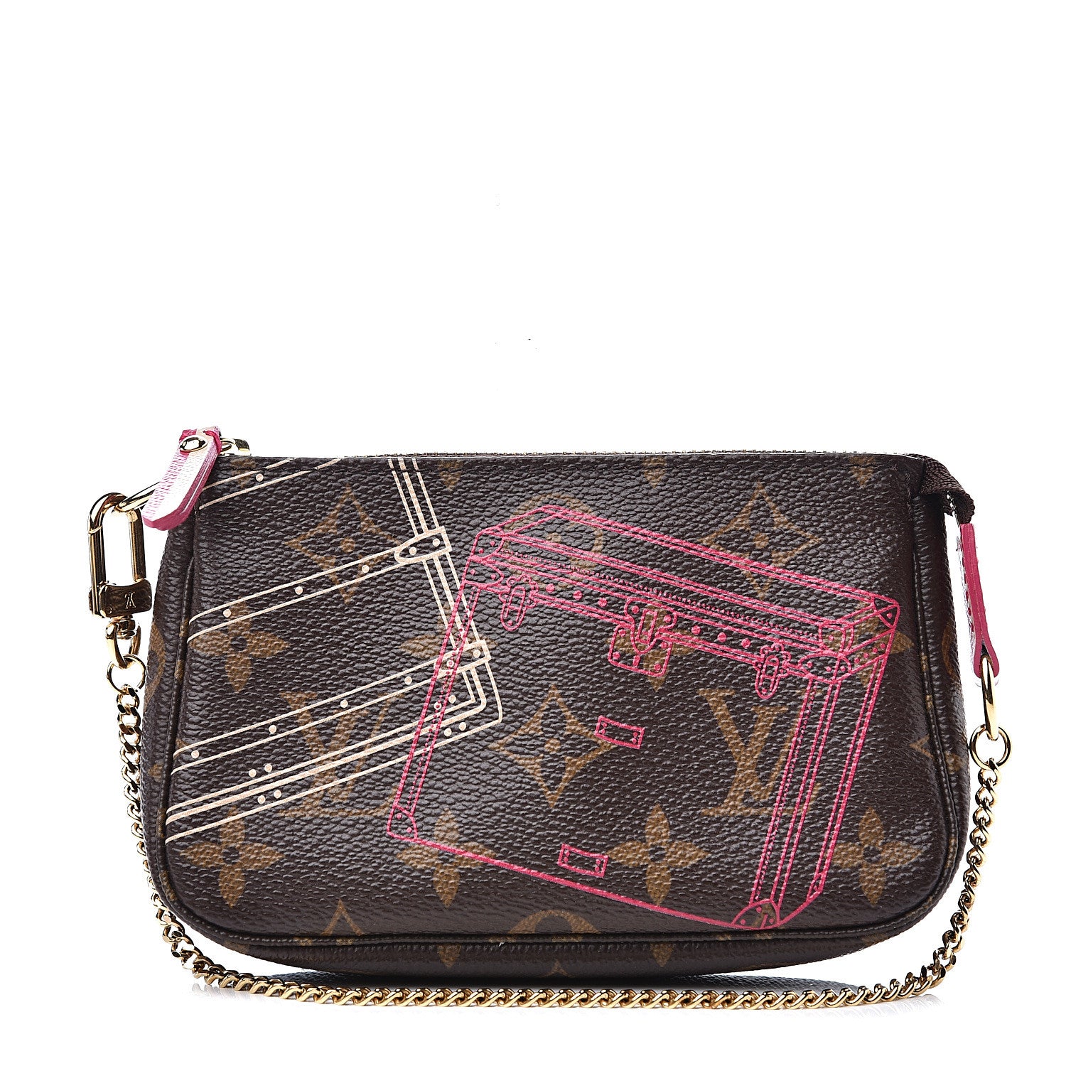 Louis Vuitton Monogram 2014 Christmas Animation Mini Pochette Accessories 1 of 9