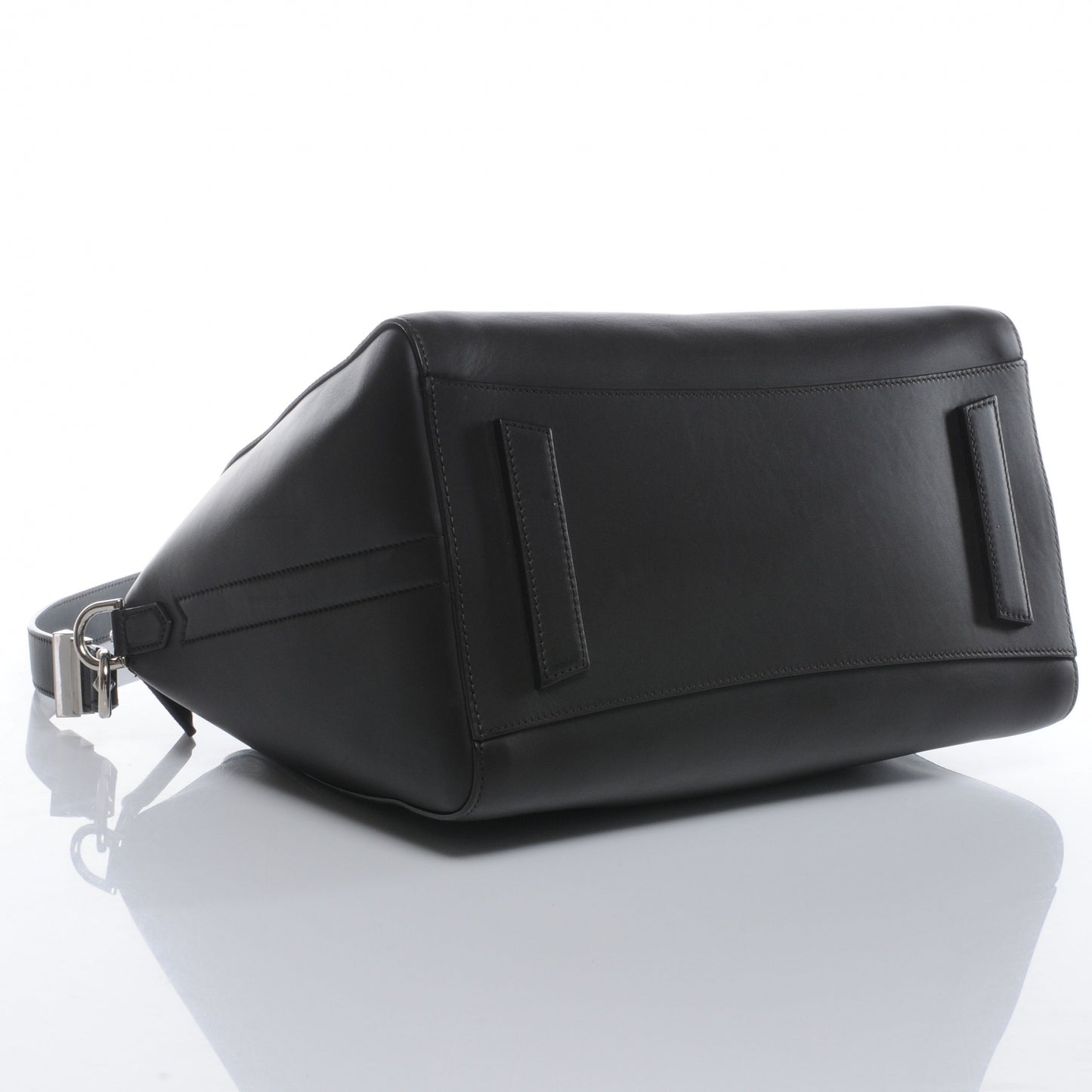 Calfskin Medium Bi-Color Antigona Black Brown
