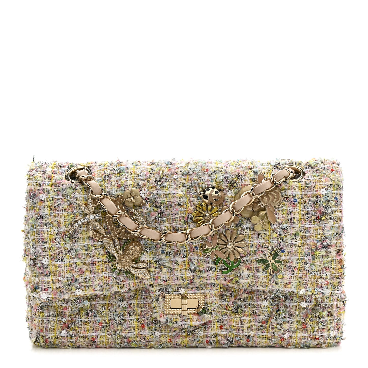 Tweed Garden Party 2.55 Reissue 225 Flap Multicolor