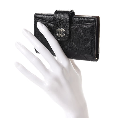 Chanel Caviar Quilted Small Classic Wallet Black 2 of 9