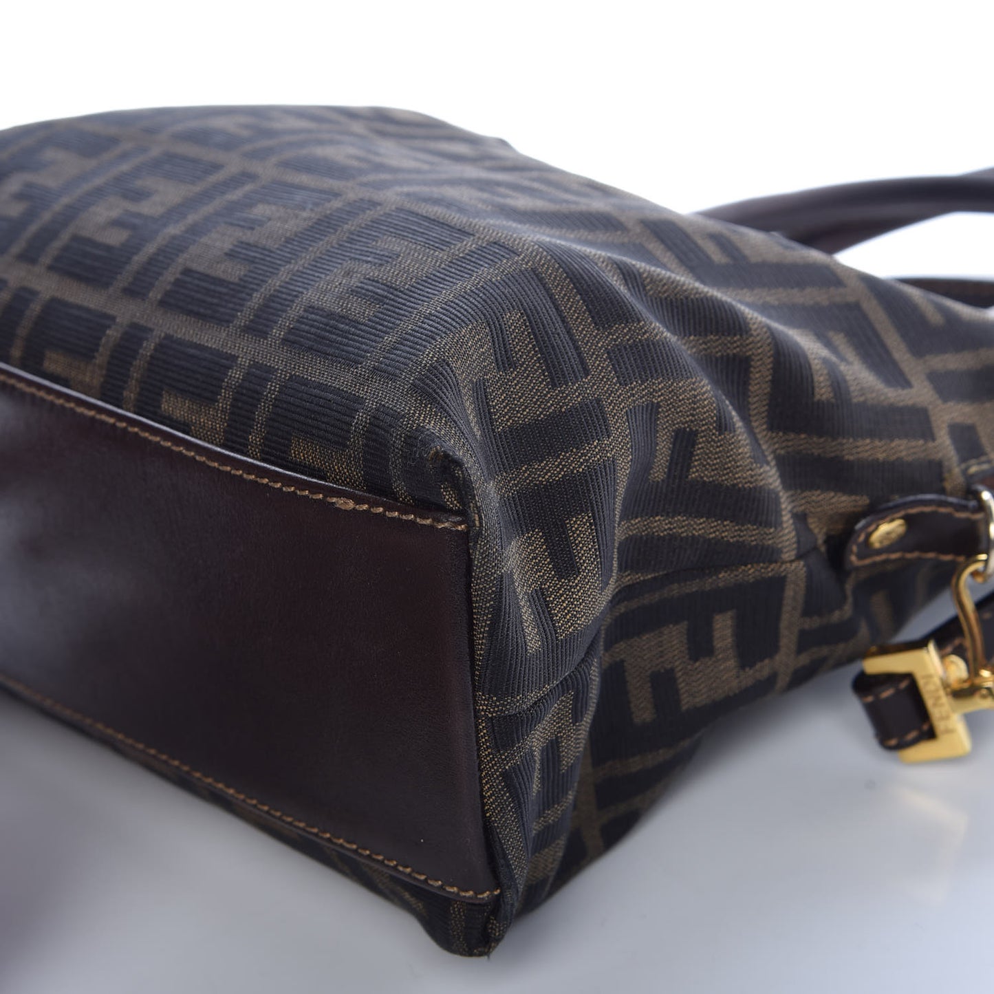 Zucca Top Handle Tote Tobacco