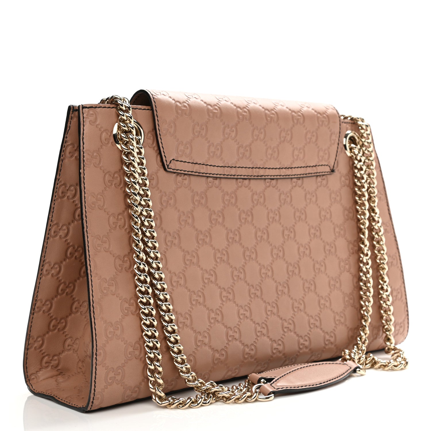 Gucci Guccissima Large Emily Chain Shoulder Bag Camelia 4 of 25