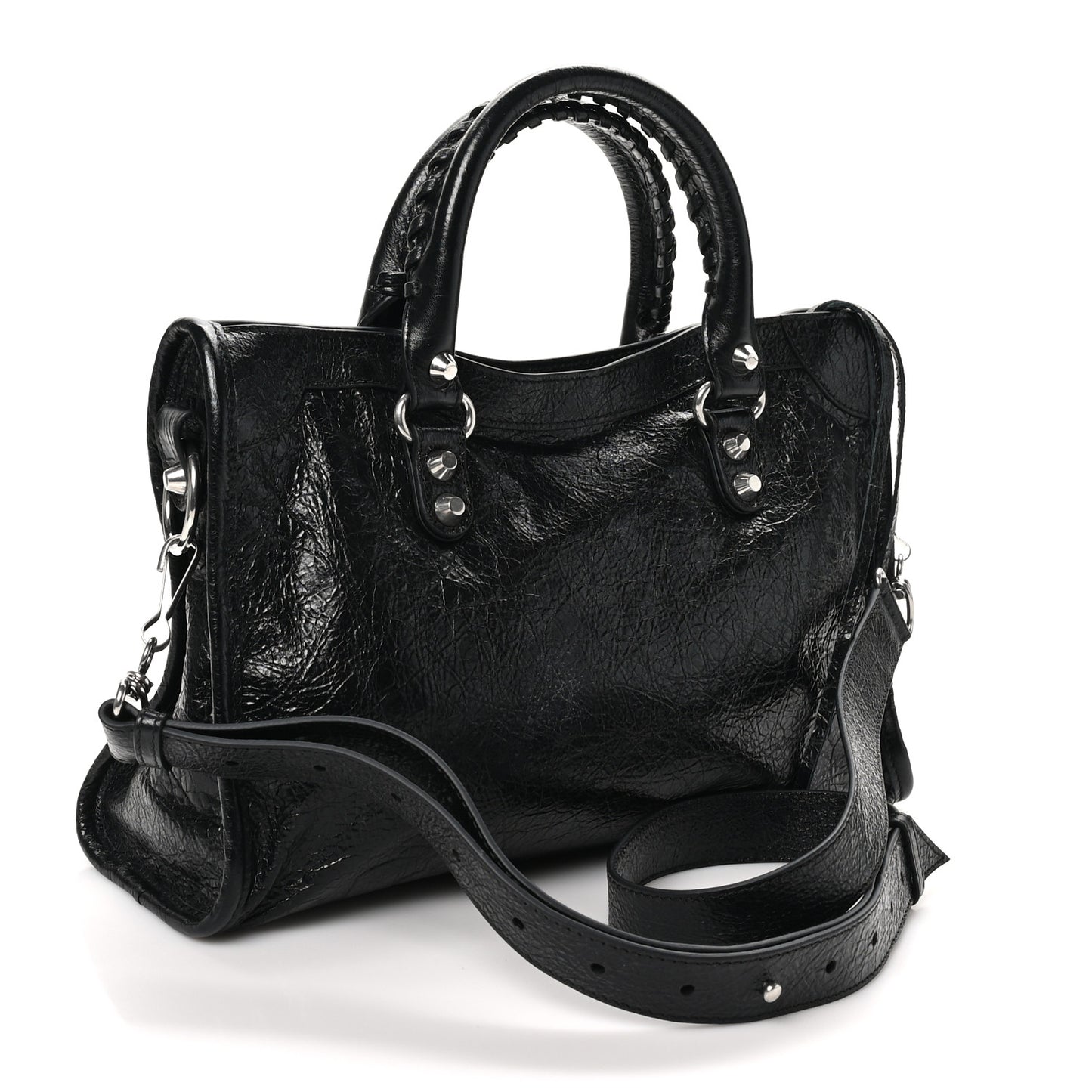 Agneau Arena Silver Hardware Small Le City Black