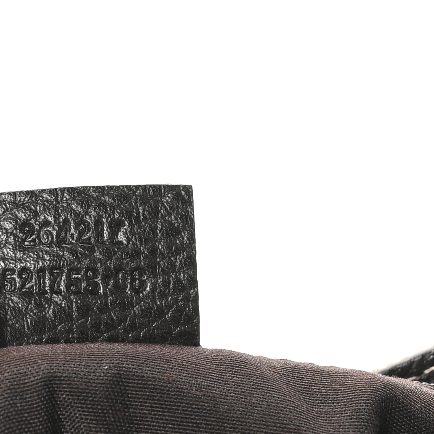 Gucci Crystal Monogram Medium Flat Messenger Bag Dark Brown 7 of 10