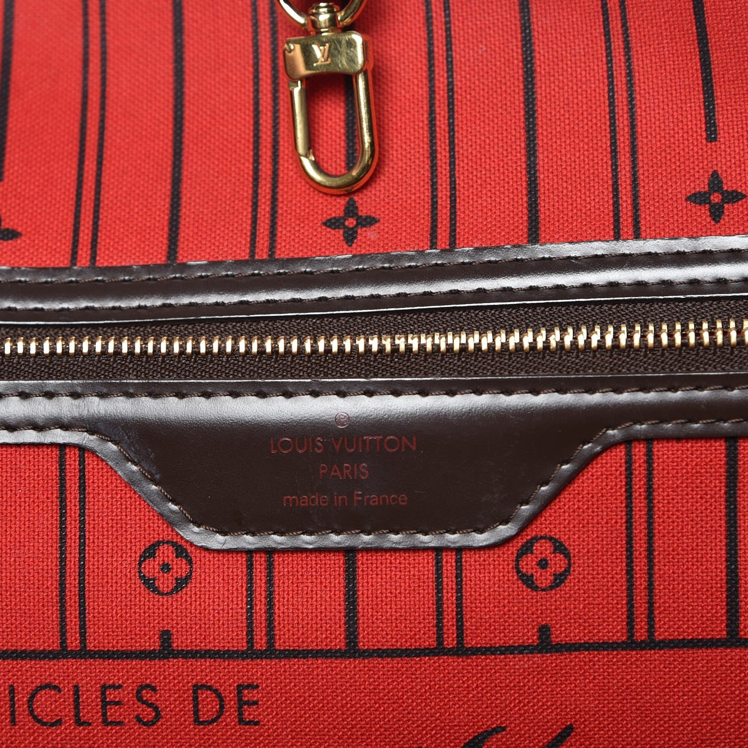 Louis Vuitton Damier Ebene Neverfull GM 6 of 14