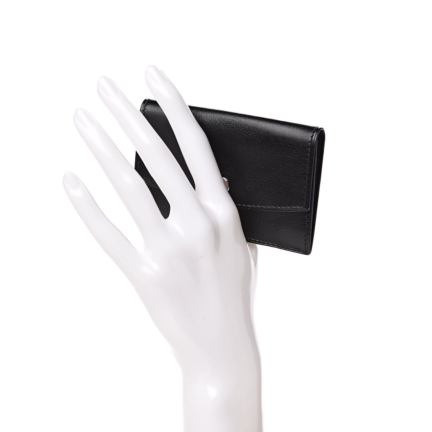 Hermes Box Envelope Card Holder Black 2 of 9
