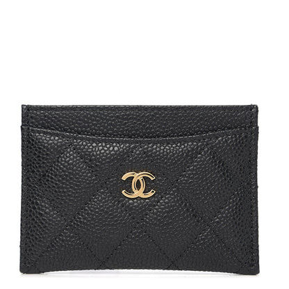 Chanel Caviar Quilted Card Holder Black 1 of 8